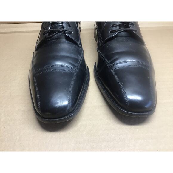 Johnston And Murphy Black Leather  Oxford Cap Toe Dress Shoes Size 11M main image 6